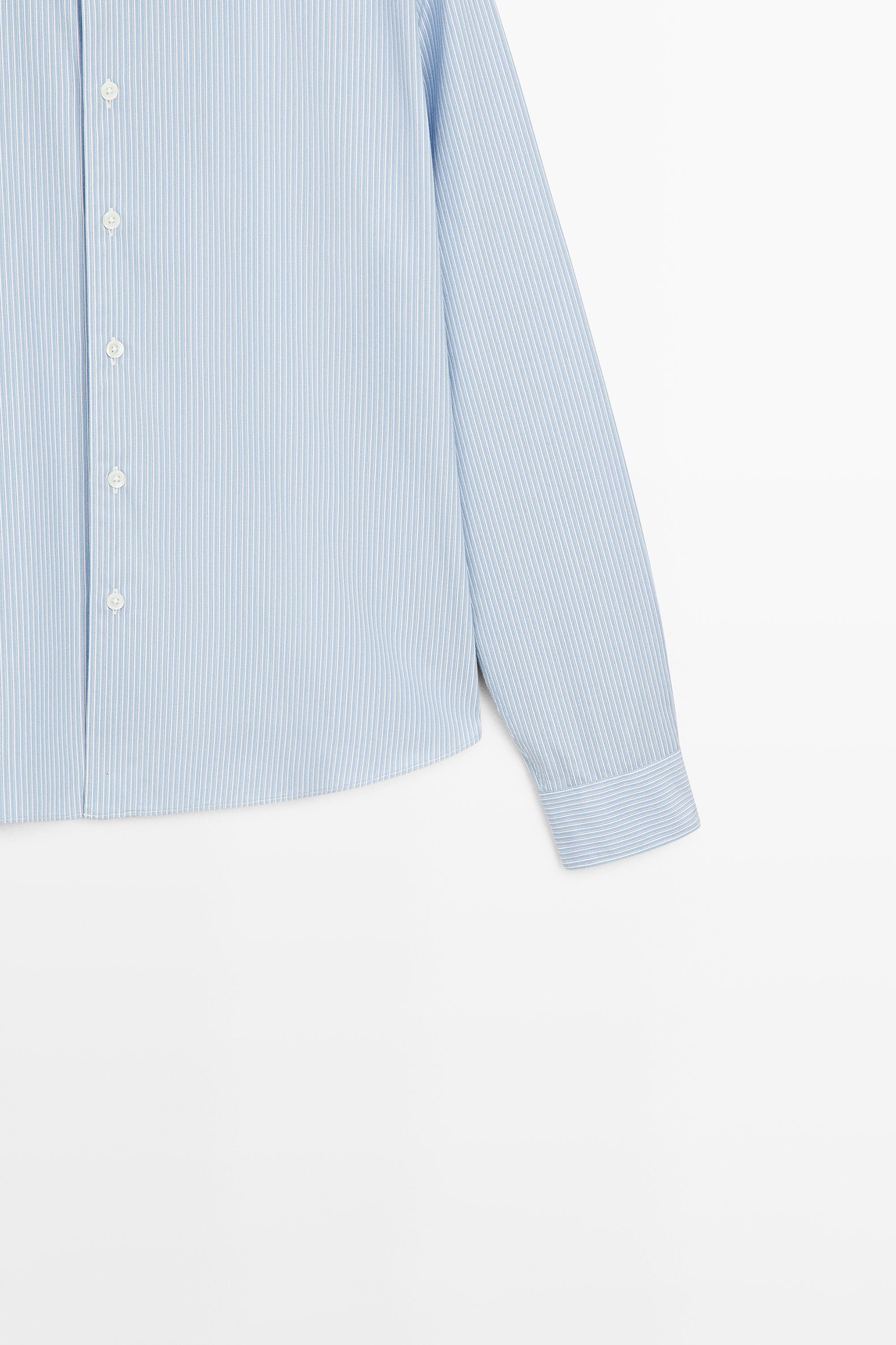 100% cotton poplin regular fit shirt